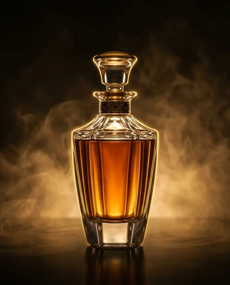 Produktfotografie Parfum mit Gegenlicht