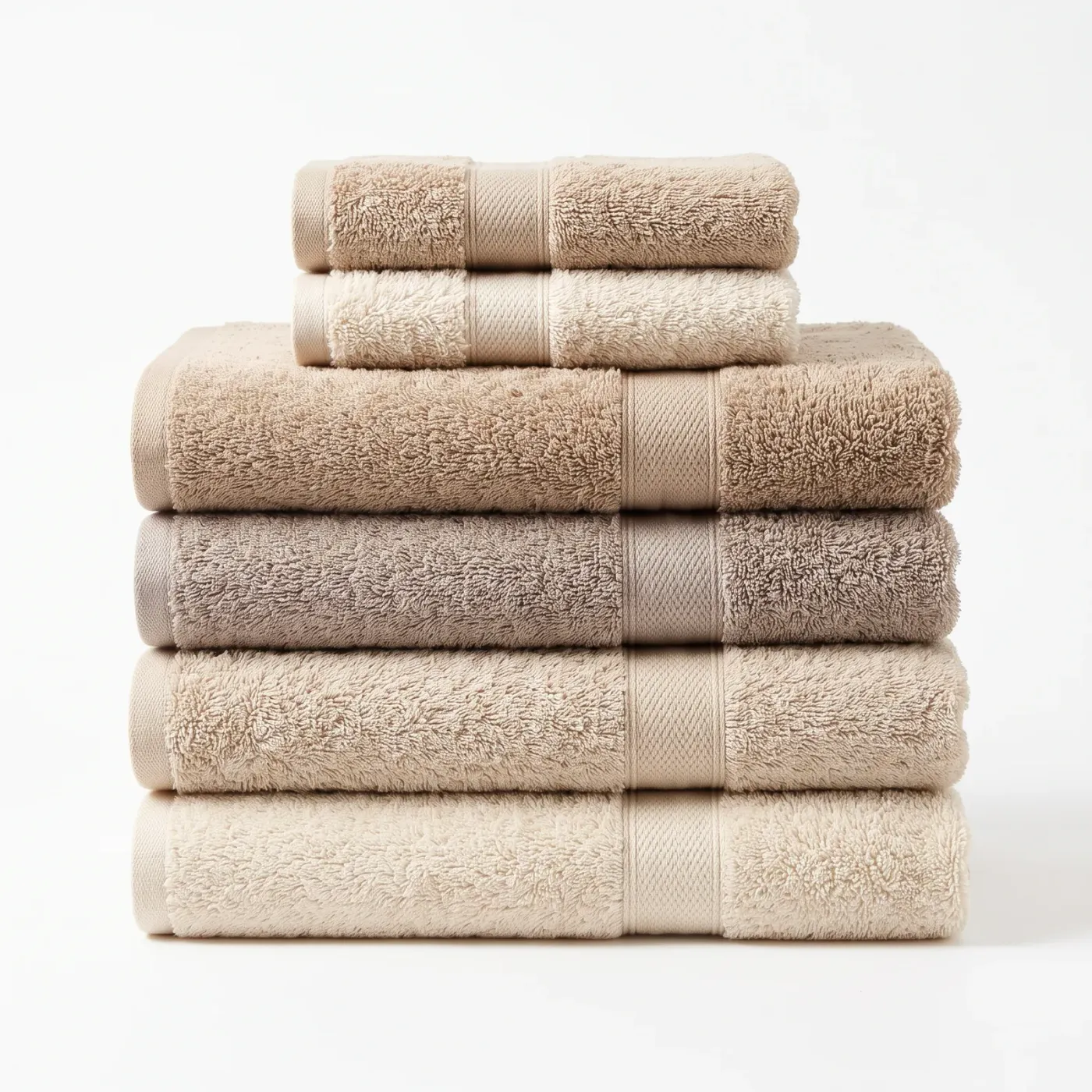 Amazon product photography towels on white